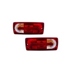 Fotistiká Píso Fóta katállhla gia Mercedes G-class W463 (1989-2015) G55 Schediasmós Red Diáfano