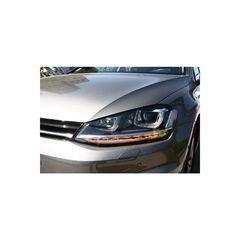 Fanária Emprós 3D LED Proboleís Hméras (DRL) katállhloi gia VW Golf 7 VII (2012-2017) Ashmí R-Line LED Dunamikí Seiriakí Roí Fotismós strofís-thumb-14