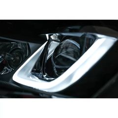 Fanária Emprós 3D LED Proboleís Hméras (DRL) katállhloi gia VW Golf 7 VII (2012-2017) Ashmí R-Line LED Dunamikí Seiriakí Roí Fotismós strofís-thumb-19