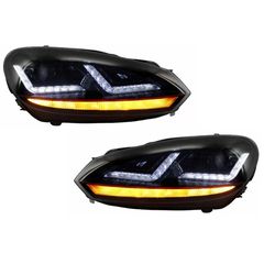 Osram Xenón Upgrade Fanária Emprós LEDriving katállhla gia VW Golf 6 VI (2008-2012) Red GTI LED Dunamikó Sequential Fotismós strofís