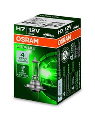Chártino koutí OSRAM ULTRA LIFE H7 Chalogóno Headlamp 64210ULT 12V (1 monáda)
