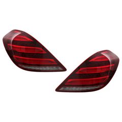 Fotistiká Píso Fóta Plírhs LED katállhla gia Mercedes S-Class W222 (2013-2017) me diadochiká Dunamikó Fotismós strofís Ananéosh Schediasmós