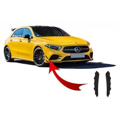 Ptervgia Emprós Profulaktíras Plaϊná ptervgia Flacs katállhla gia Mercedes A Class W177 V177 (04.2018-2022) A35 Schediasmós Mavro Edition