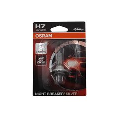 Lamptíras proboléa Chalogóno OSRAM NIGHT BREAKER SILVER 64210NBS-01B H7 12V 55W Blister (1 monáda)