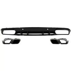 Píso Profulaktíras diachvths katállhlos gia Mercedes C-Class C205 A205 Koupé Cabriolet (2014-2019) Ananéosh C63S Schediasmós Ashmí Tips