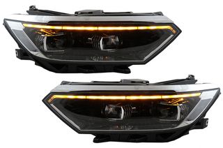 Fanária Emprós katállhloi gia VW Passat B8 3G Ananéosh (2016-2019) LED 2020 Look with Sequential Dunamikó Fotismós strofís