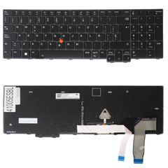 Teclado Español para Portátil - Spanish Laptop Keyboard για Lenovo ThinkPad L15 Gen 3 21C3 21C4 P16s Gen 1 21BT 21BU T16 Gen 1 21CH 21CJ 5N21D93615 5N21K05050 ES Pointer Backlight Βlack with Gray Fram