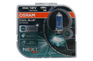 OSRAM COOL BLUE INTENSE NEXT GEN H4 Proboléas Chalogóno 64193CBN-HCB 12V Koutí sklhrov purína (2 monádes)