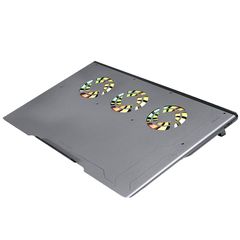 NOD 141-0188 Cold Core Cooling Pad για Laptop έως 17.3" με 3 Ανεμιστήρες και Φωτισμό