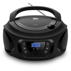 NOD 141-0124 Φορητό Ηχοσύστημα Intro με CD / USB / Ραδιόφωνο σε Μαύρο Χρώμα