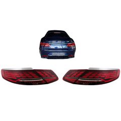 Fotistiká Píso Fóta Plírhs LED katállhla gia Mercedes S-Class Koupé C217 Kamprioléta A217 (2015-2017) Ananéosh S63/S65 Schediasmós