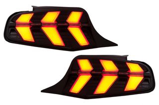Píso fóta LED gia Ford Mustang V Pre-Facelift 2010-2012  Kapnós  7 Leitourgíes  Dynamikós