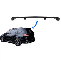 Epéktasi fteroú aerotomís orofís gia BMW X7 G07 2018+ Lamperó mávro