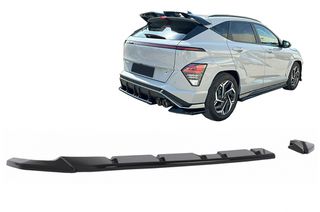 Diachoristís Píso Profylaktíra gia Hyundai KONA N-Line Mk2 (2023-) Mávro