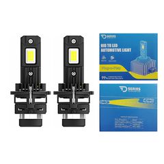 Lamptíres LED D2R Seirá D 6000K 4200LM Ypsilís Ischýos Metatropí gia Xenon