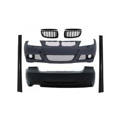 Body Kit katállhlo gia BMW Seirá 3 E90 (2005-2008) M-Technik Kidney Kagkéla Diplí ríga M Design Piáno Mavro