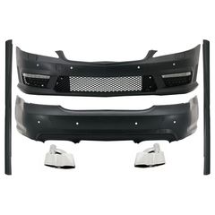 Body Kit katállhlo gia Mercedes S-Class W221 (2005-2011) LWB Plaϊná Kit Ákroi Exatmíseon