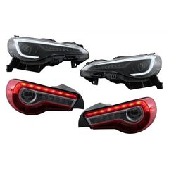 Fanária Emprós LED me píso fos Plírhs LED katállhloi gia Toyota 86 (2012-2019) Subaru BRZ (2012-2018) Scion FR-S (2013-2016) me diadochiká Dunamikó Fotismós strofís