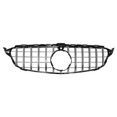 Emprós Grília katállhlh gia Mercedes C-Class W205 S205 C205 (2014-2018) GT-R Panamericana Schediasmós Mavro Chrómio me kámera 360