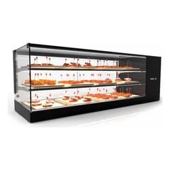 ΠΡΟΣΦΟΡΑ!!! SAYL VTLG26-2 (132x38x46cm) Βιτρίνα Επιτραπέζια Ψυχόμενη LOGIC TRIPLE (6 GN 1/3x40mm)