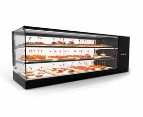 ΠΡΟΣΦΟΡΑ!!! SAYL VTLG28-2 (168x38x46cm) Βιτρίνα Επιτραπέζια Ψυχόμενη LOGIC TRIPLE (8 GN 1/3x40mm)