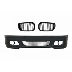 Emprós Profulaktíras katállhlos gia BMW Seirá 3 E46 Ananéosh Sedan Touring (2001-2004) M-Tech Look me Kentrikí grília Schédio M Piáno Mavro