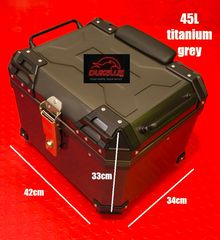 Ορθογώνια μπαγκαζιέρα 45 λίτρα σε χρώμα titanium grey