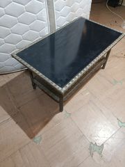 Τραπεζακι Σαλονιου Μπαμπου Γυαλινο 80μ*50β*40υ.Δυν-τα Μεταφορας-thumb-3