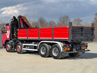Ανατροπή + Γερανός Volvo 2012 FM 420 * PALFINGER PK 33002 * 8x4-thumb-5