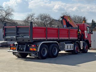 Ανατροπή + Γερανός Volvo 2012 FM 420 * PALFINGER PK 33002 * 8x4-thumb-6