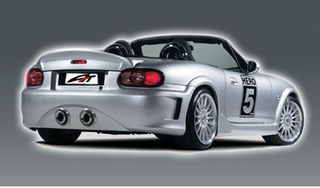 ΑΕΡΟΤΟΜΗ ΟΠΙΣΘΙΑ MAZDA MX5 NB.  TYPE: "HERRO 5"