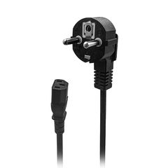 NOD 141-0246 Schuko - IEC C13 Cable 2m Μαύρο