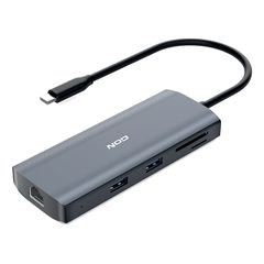 NOD 141-0283 C-DOCK 9 USB-C Docking Station με HDMI 4K PD Ethernet Γκρι
