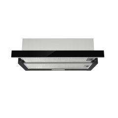 Crown CT6040BK Συρόμενος Απορροφητήρας 60cm 65W, 353 m³/h, LED, Μαύρο