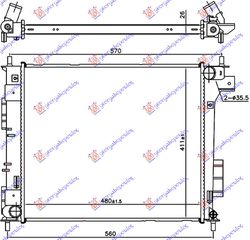 ΨΥΓΕΙΟ 1.6 CRDI ΜΗΧΑΝΙΚΟ (480x411x26) - 422206320