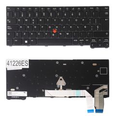 Teclado Español para Portátil - Spanish Laptop Keyboard για Lenovo ThinkPad X13 Yoga Gen 2 20WK 20XH 20W8 L13 Yoga Gen 3 21B3 21B6 Gen 4 21FG 5N21A21854 5N21A21743 5N21A21817 ES Pointer Βlack ( Κωδ.41