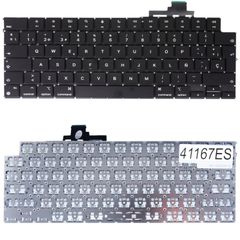 Teclado Español para Portátil - Spanish Laptop Keyboard για Apple MacBook Air 15" M2 A2941 A3113 2023 M3 A3114 2024 Retina A2681 2022 MLY33LL/A MLY43LL/A MLXY3LL/A ES No Frame Black ( Κωδ.41167ES )