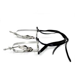 Adjustable Clover Nipple Clamp Set with Strap Stainless steel
