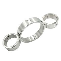 Heavy Duty Neck-Wrist Handcuffs Stainless Steel