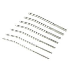 Deluxe Flat Ended Sound Kit Urethral Dilator Stainless Steel