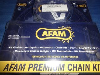 YAMAHA TDM 900 Σετ Αλυσιδογραναζα  AFAM Αλυσίδα SUPER Ενισχυμένη Χρυσή 