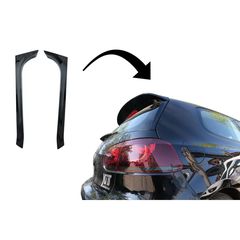 Spóiler pterugíon Píso Aerotomí katállhlo gia VW Golf 6 GTI / R MK6 (2008-2012) Piáno Mavro