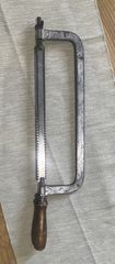 Vintage σιδεροπρίονο βαρέως τύπου 31 cm με ξύλινη λαβή – παλιό επαγγελματικό εργαλείο