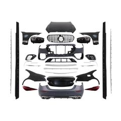 Complete Body Kit suitable for Mercedes S-Class W221 (2005-2013) Conversion to W223 S63 Design