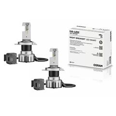 OSRAM NIGHT BREAKER LED SMART H4 64193DWNBSM SET Psychró lefkó Aftokínito & Motosikléta