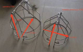 Προστατευτικό πλαίσιο προπέλας Inox για μηχανές από 30-60 ίππους.-thumb-1