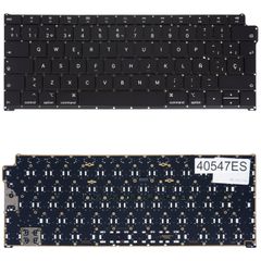 Teclado Español para Portátil - Spanish Laptop Keyboard για Apple MacBook Air 13" A1932 Late 2018 Mid 2019 EMC 3184 661-09736 661-09737 661-09738 661-12592 ES Nο Frame Backlight Black ( Κωδ.40547ES )