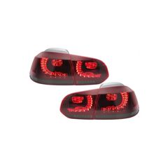 Píso Profulaktíras kai píso Fotistiká Píso Fóta Plírhs LED Turning Light Statikó Kókkinos Kapnós katállhlo gia VW Golf VI (2008-2013) R20 Schediasmós-thumb-8