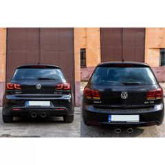 Píso Profulaktíras kai píso Fotistiká Píso Fóta Plírhs LED Turning Light Statikó Kókkinos Kapnós katállhlo gia VW Golf VI (2008-2013) R20 Schediasmós-thumb-14