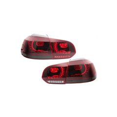 Píso Profulaktíras kai píso Fotistiká Píso Fóta Plírhs LED Turning Light Statikó Kókkinos Kapnós katállhlo gia VW Golf VI (2008-2013) R20 Schediasmós-thumb-11